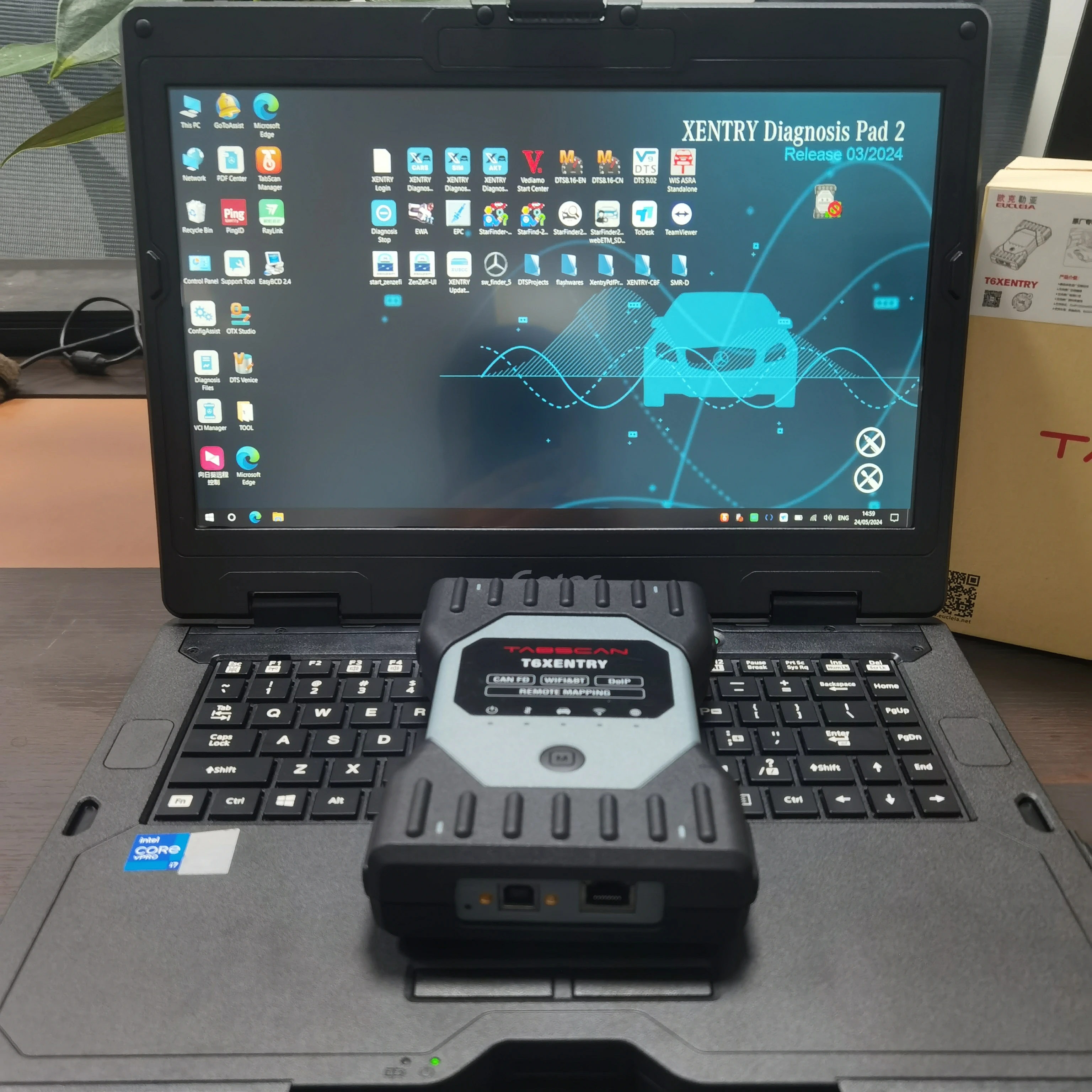 2024 Baohua Car repair fault  diagnostic instrument original 4S all-in-one special inspection online programming and coding