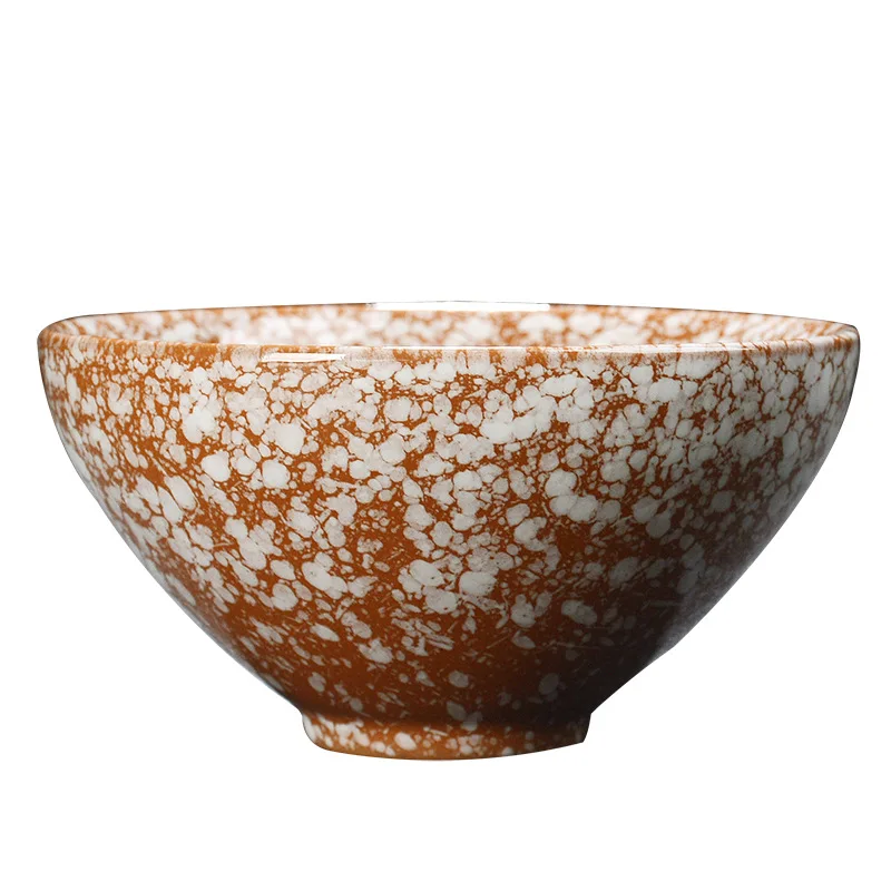 4 унции, 135 мл, керамические чашки для эспрессо, меняющая обжиг глазурованная чашка для чая, ретро индивидуальная чашка в китайском стиле, цветная шапка естественного цвета