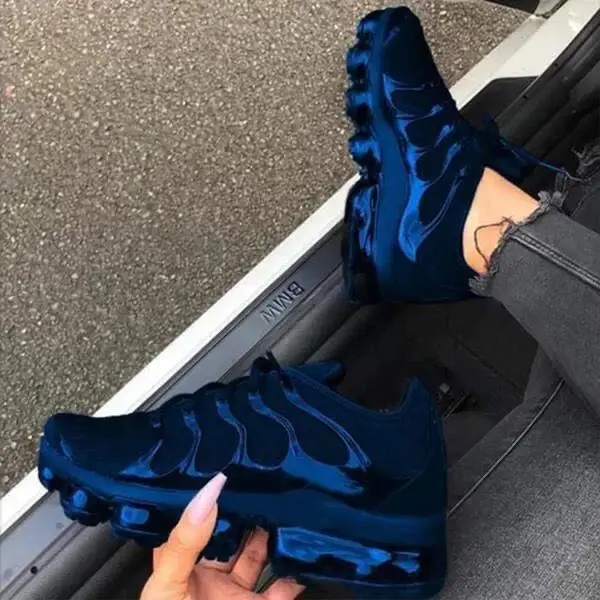 Кроссовки женские на высоком каблуке, повседневная спортивная обувь для бега, с воздушной подушкой, большие размеры, осень