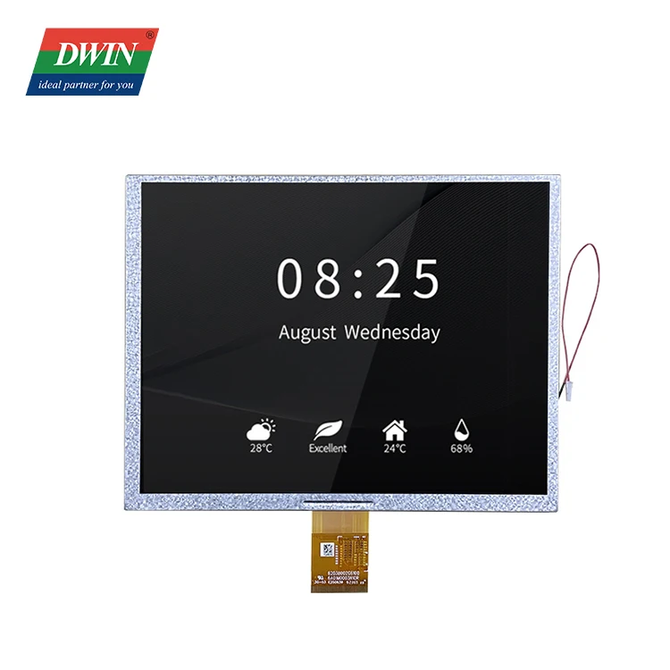 DWIN HOT SALE 1.3/1.54/2/2.1/2.4/2.8/3/3.5/4/4.1/4.3/5/6.8/7/8/9.7/10.1/10.4~21.5 inch  IPS TFT LCD Module touch screen