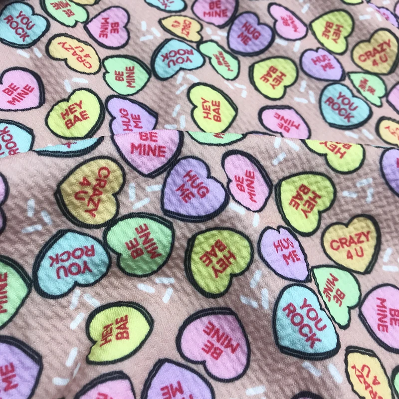 No MOQ Low Price Printed Bullet Fabric By Yard Christmas Fabric