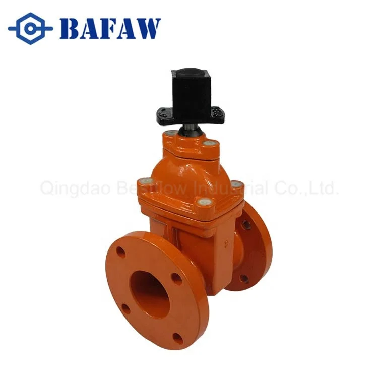  AWWA C509 ductile iron flanged gate