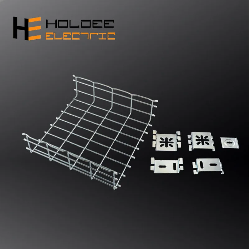zinc plated metal cable mesh basket tray sizes