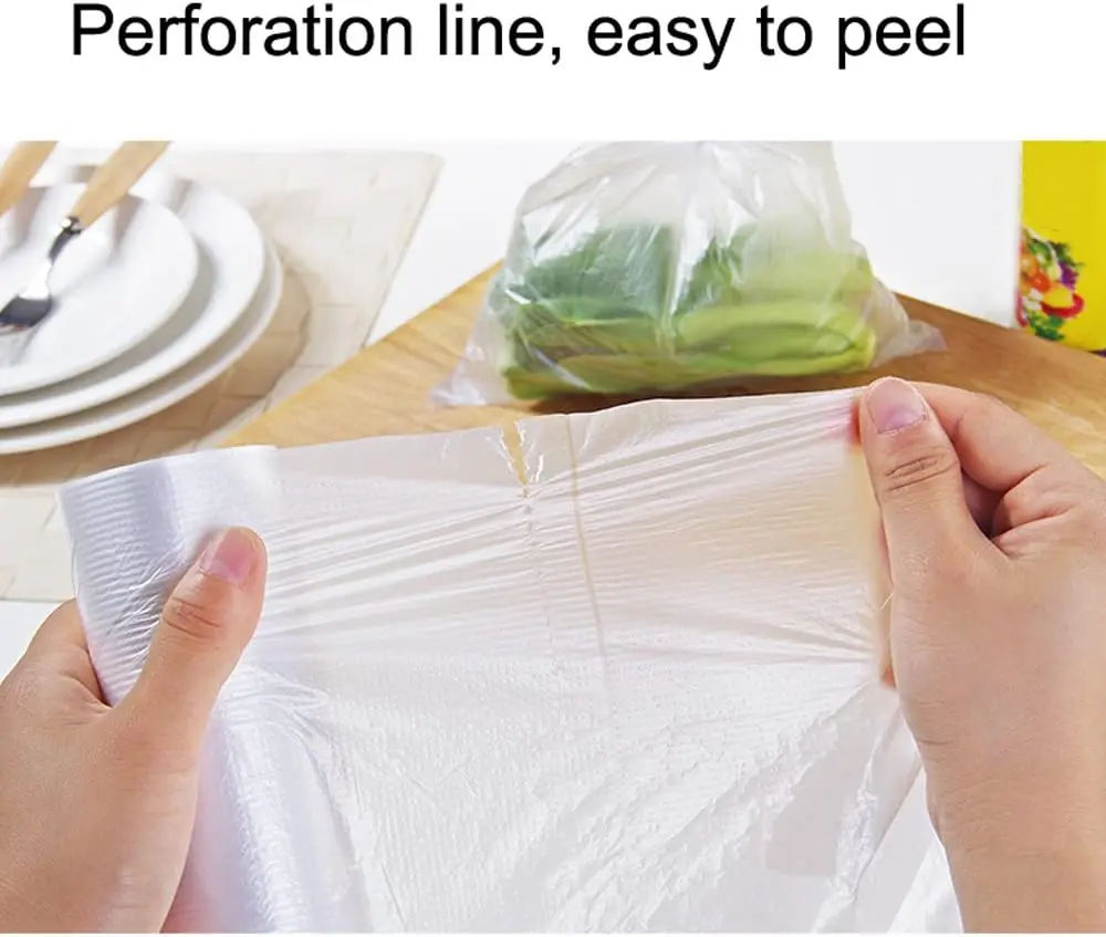 Plastic Clear Produce Bag Food Storage bags for Sandwich Food Packaging on Roll