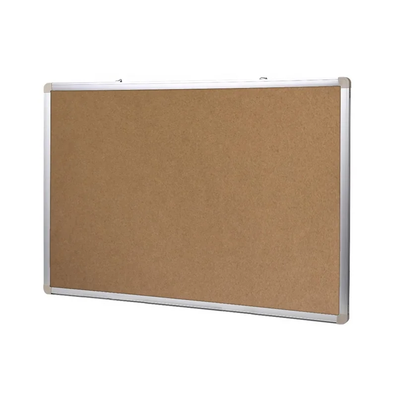 Office Wall Mounted Decorative Soft Bulletin Cork Notice Standard Size Pin Board