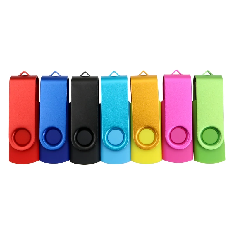 Popular Swivel Usb Drive 1gb 2gb 4gb 8gb 16gb 32gb 64gb128gb Bulk Cheap Rotation Usb Flashdrive 2.0/3.0 With Customized Logo