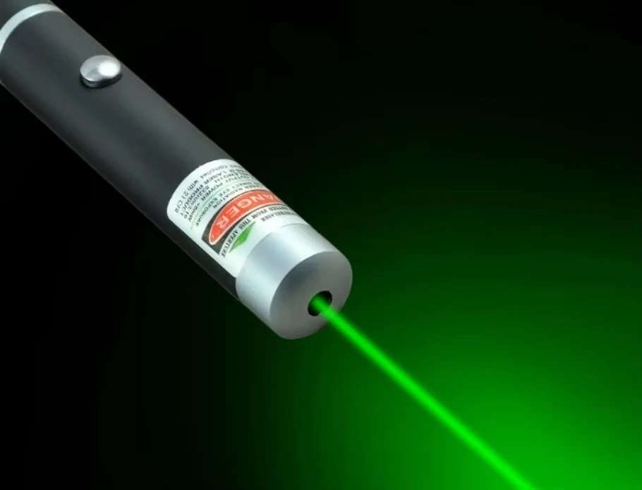 Laser pointer LED flashlight Long distance laser pointer Red purple Green teaching pen
