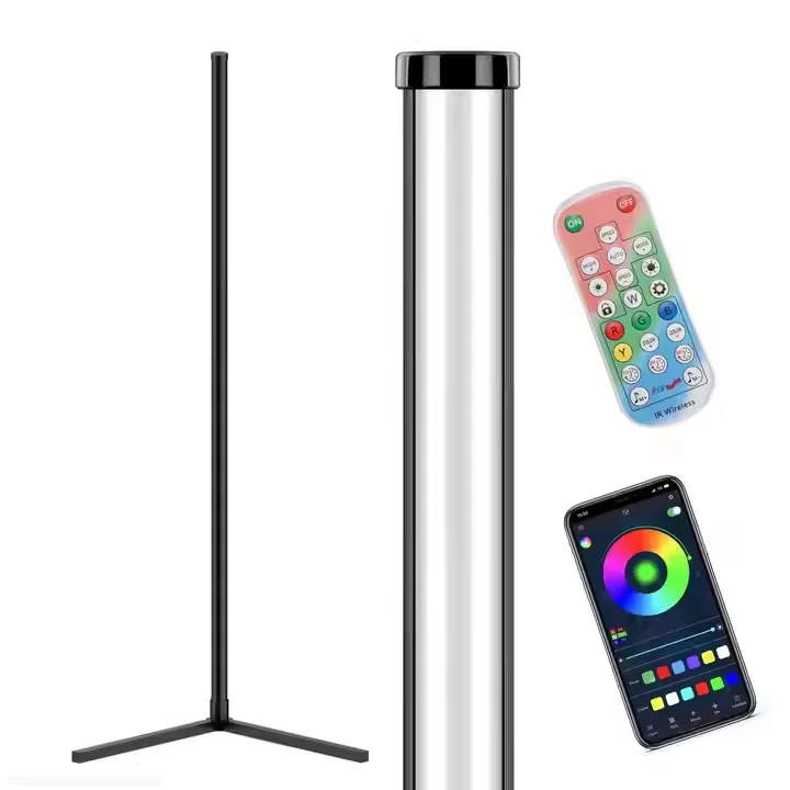 RGB IC Smart Floor Lamp USB-Powered SMD5050 IC with Remote Control LED Floor Lamp