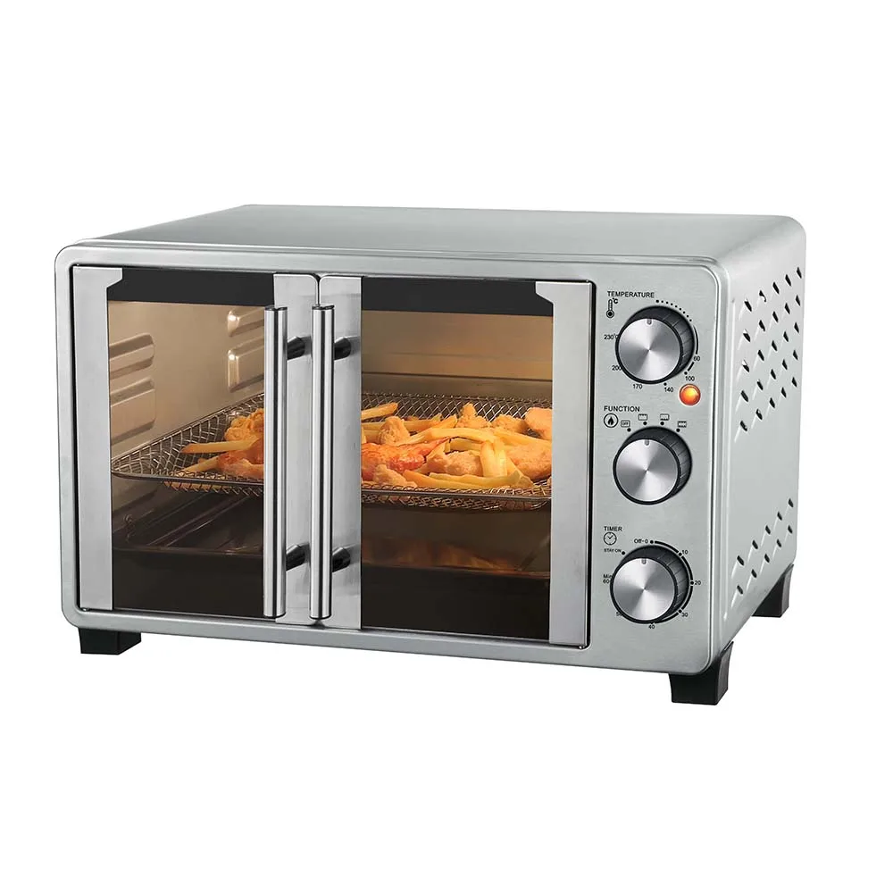 Professional Custom  Electric Oven With Double door 35L Smart Home Baking Electric Toaster Oven