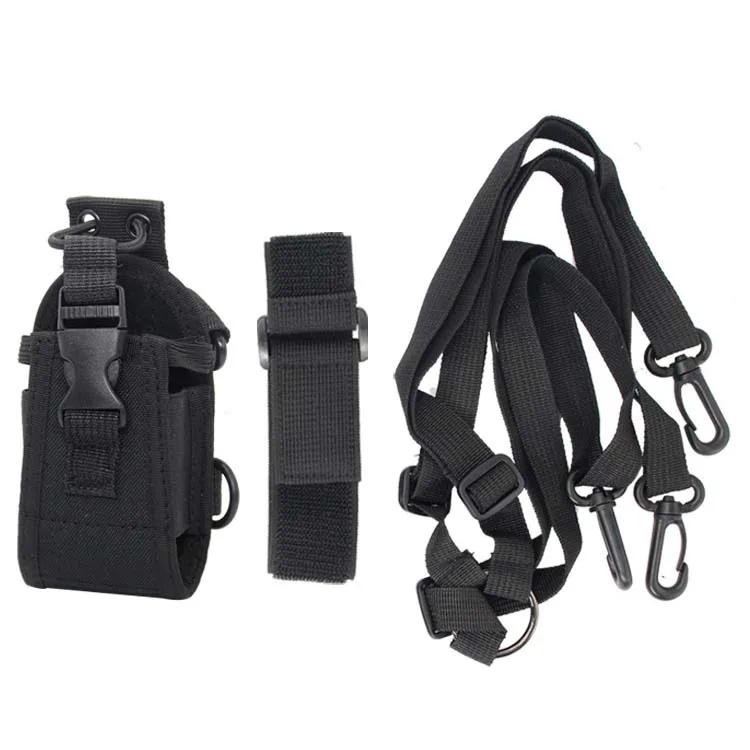 Holder Pocket Portable Tactical Molle Radio Walkie Talkie Pouch Waist Interphone Holster Carry Bag