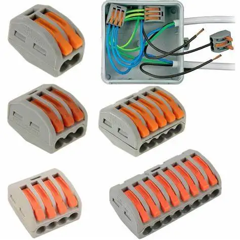 222-418 222-413 pct-218 pct-213 4 мм всех видов компактный разъем красочные couductor клеммной колодки с рычагами
