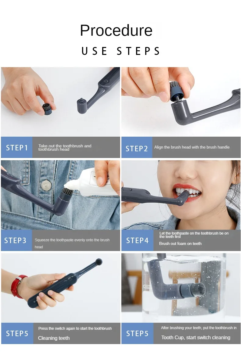 Electric Toothbrush And Water Floss Double Hold Electric Toothbrush Bulk Electric Electric Three Sided Toothbrush