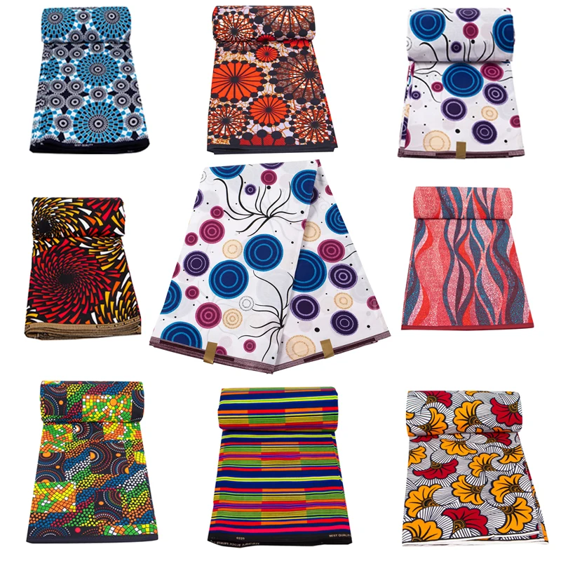 6 Yards ankara fabric african wax print indonesia batik fabric cotton printed