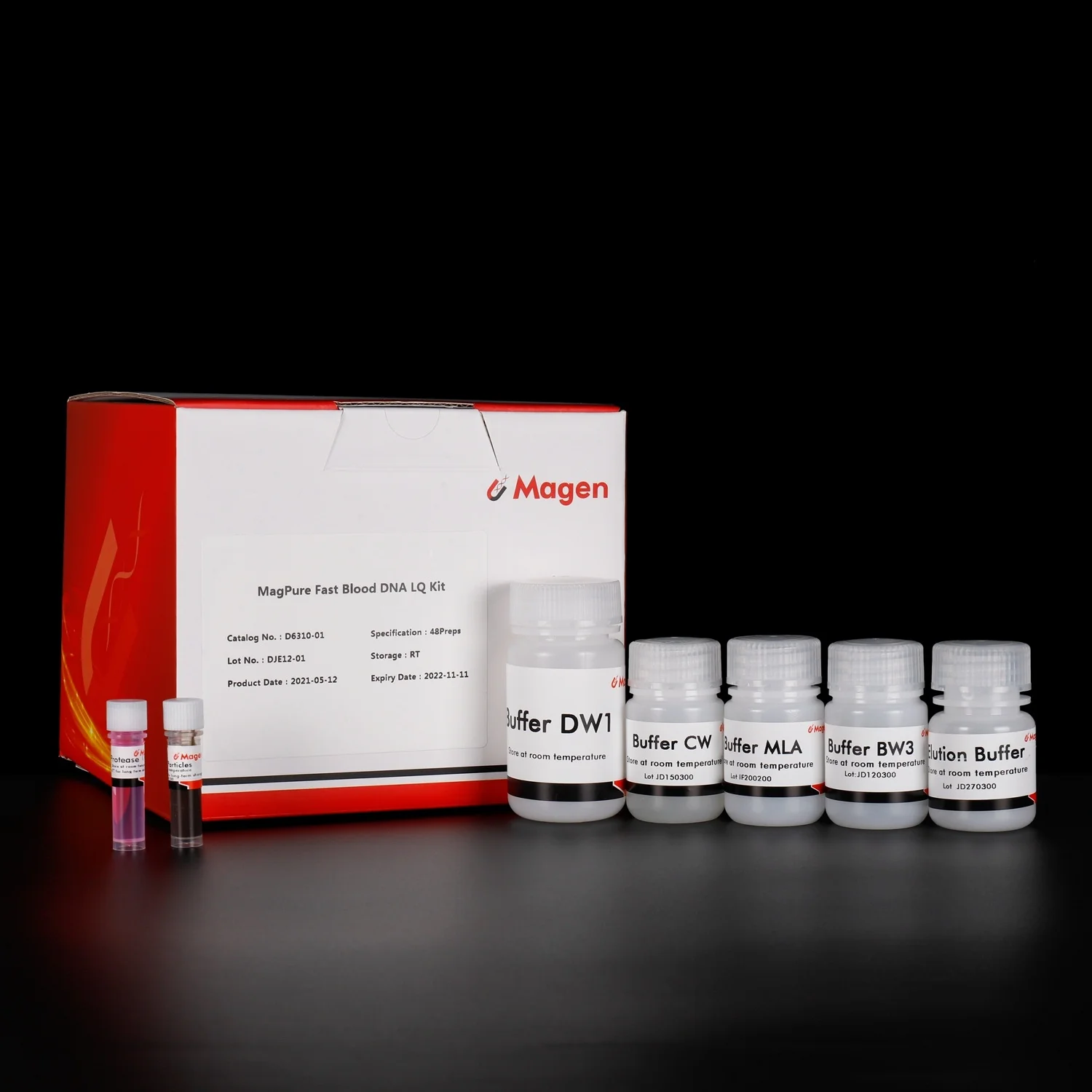 Набор ДНК крови MagPure Fast, D6310, экстракция ДНК тканей и культивированных клеток