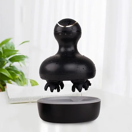 KIKI NEWGAIN Waterproof Hand Held Silicone Octopus Automatic Vibrating hair Scalp Electric Head Massager