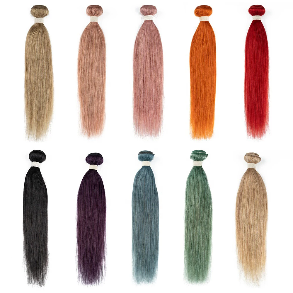 Noble Silk straight wave the length 8 to 28 inches raw virgin human free sample brazilian cuticle aligned hair remy hair bundles