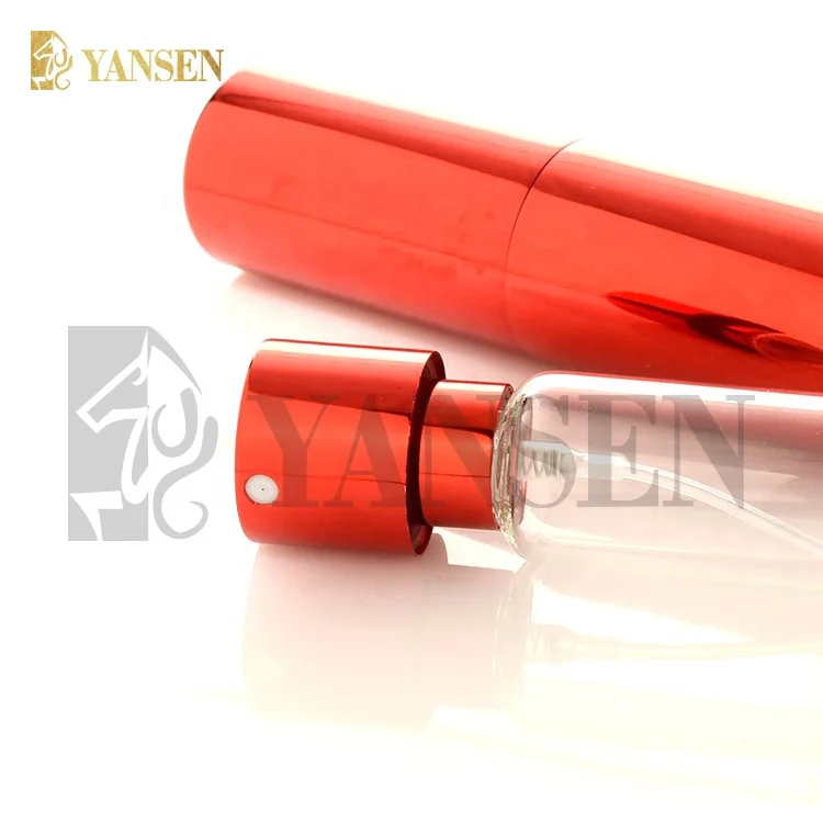 YANSEN 10ml 15ml 20 ml perfume bottle telescopic rotary compression sub-package small perfume spray bottle empty glass bottle