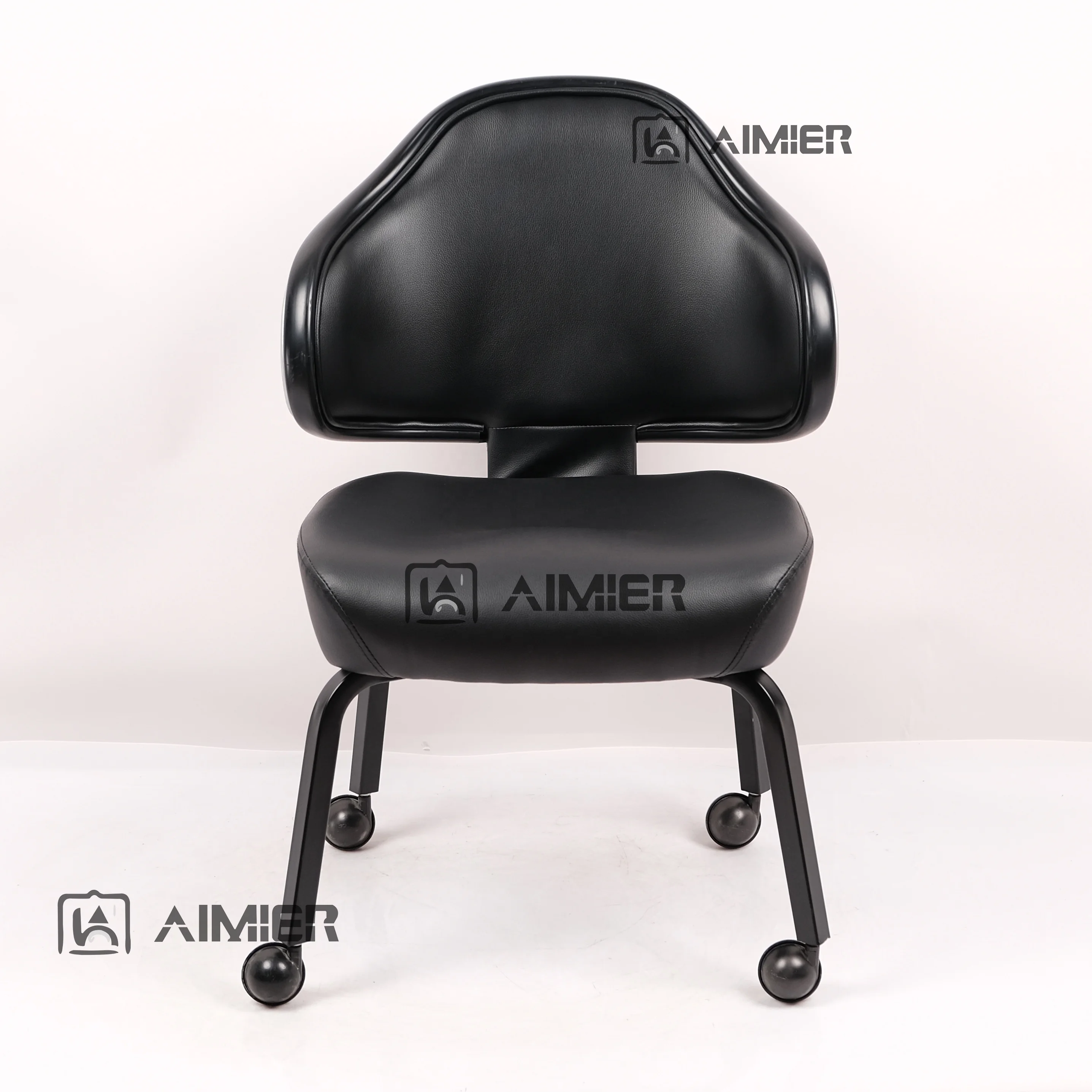 Custom Suppliers Casino Chairs Modern Style Height Adjustable Swivel Thick Black Leather Chairs For Slot