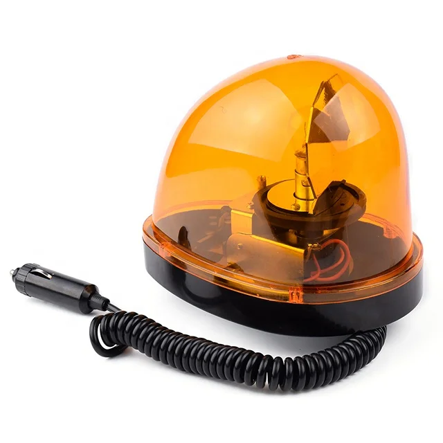 Аварийной ситуации strobe light 12-вольтовой Чрезвычайно яркий готический стиль Черное перо вращающаяся сигнальная лампочка