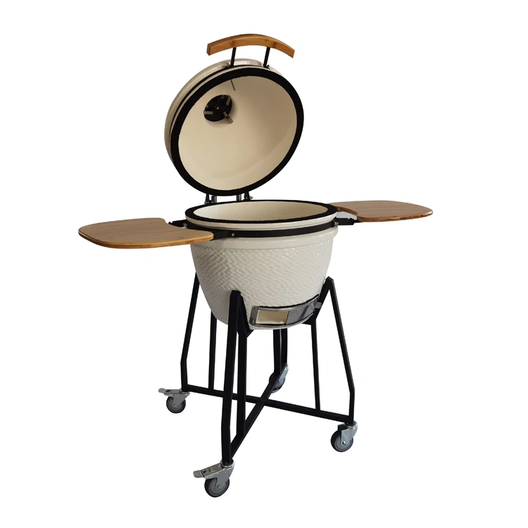 mediucm size egg style charcoal kamado grill guru louisiana grill