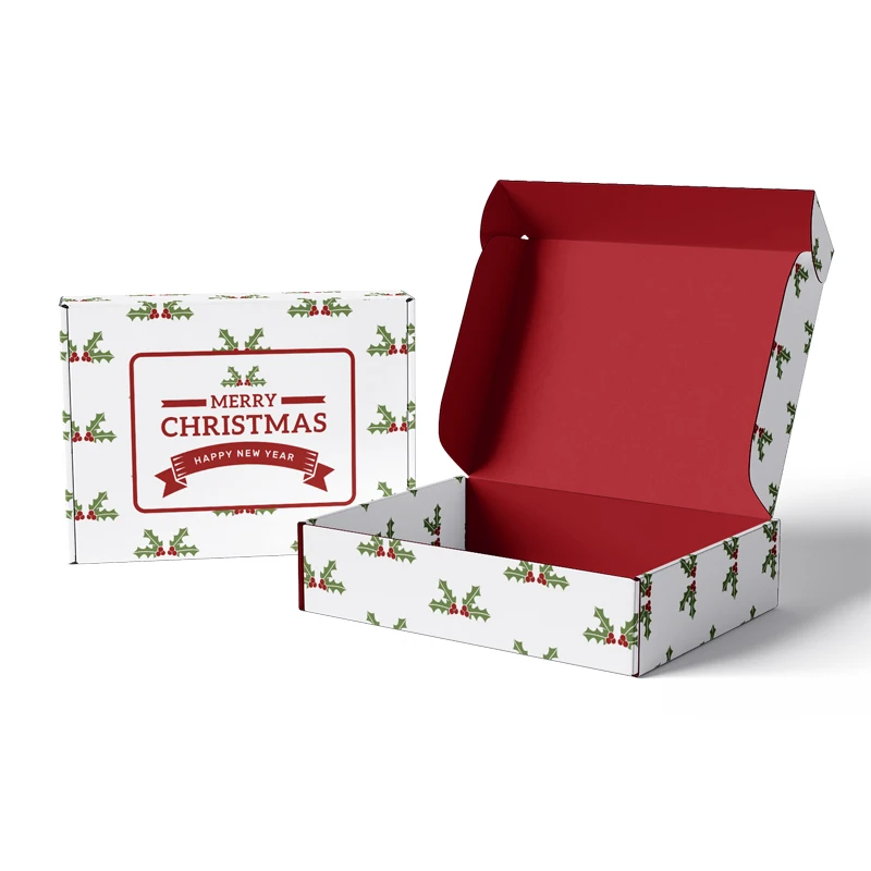 Пользовательская печать логотипа продукта почтовая Складная гофрированная картонная упаковка доставка Бумажная почтовая коробка для отправки