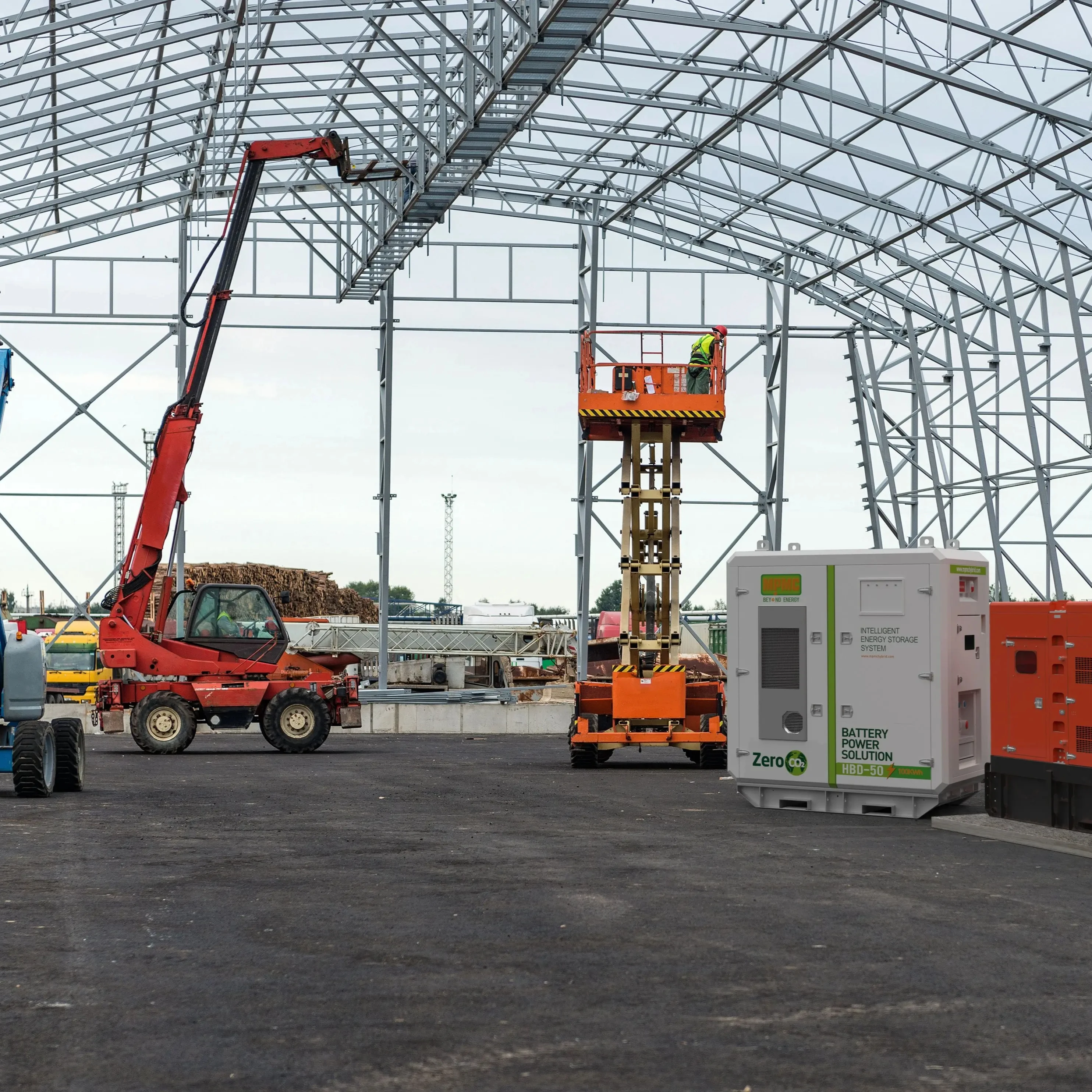 MPMC 100KW 200KWh Hybrid Solar System Commercial Battery Energy Storage System For Industrial Using