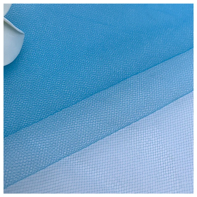 100%Polyester Soft Silk Tulle Mesh Fabric Wedding Mosquito Net Fabric