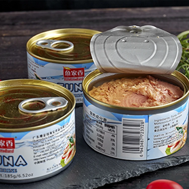 Canned Food Canne Fish Factory Canned Tuna in Oil/ in Brine 185g