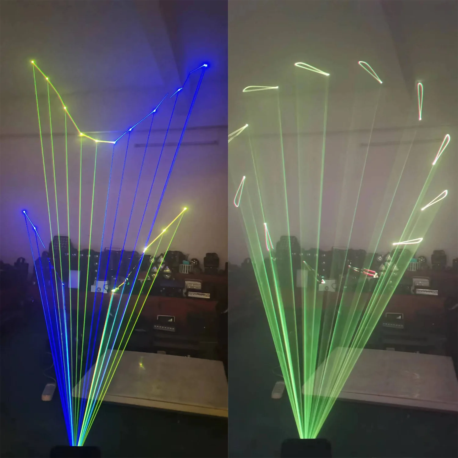 Профессиональная сценическая Дискотека Dj Club Show набор прожекторов 2 Вт RGB полноцветная анимация мультяшный лазерный свет