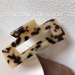 Customized Large Marble Resin Plastic Tortoiseshell Cellulose Acetate Big Hair Claw Clips for Women