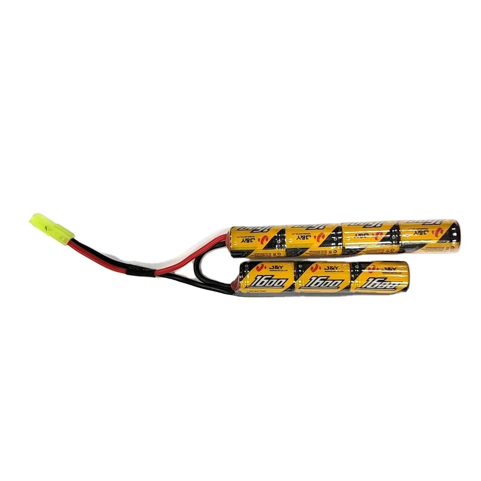 1600 мАч 9 6 В nimh airsoft батарея Бабочка Nunchuck Stick мини батарейный блок Airsoft ICS CA TM SRC JG G36 G & M733