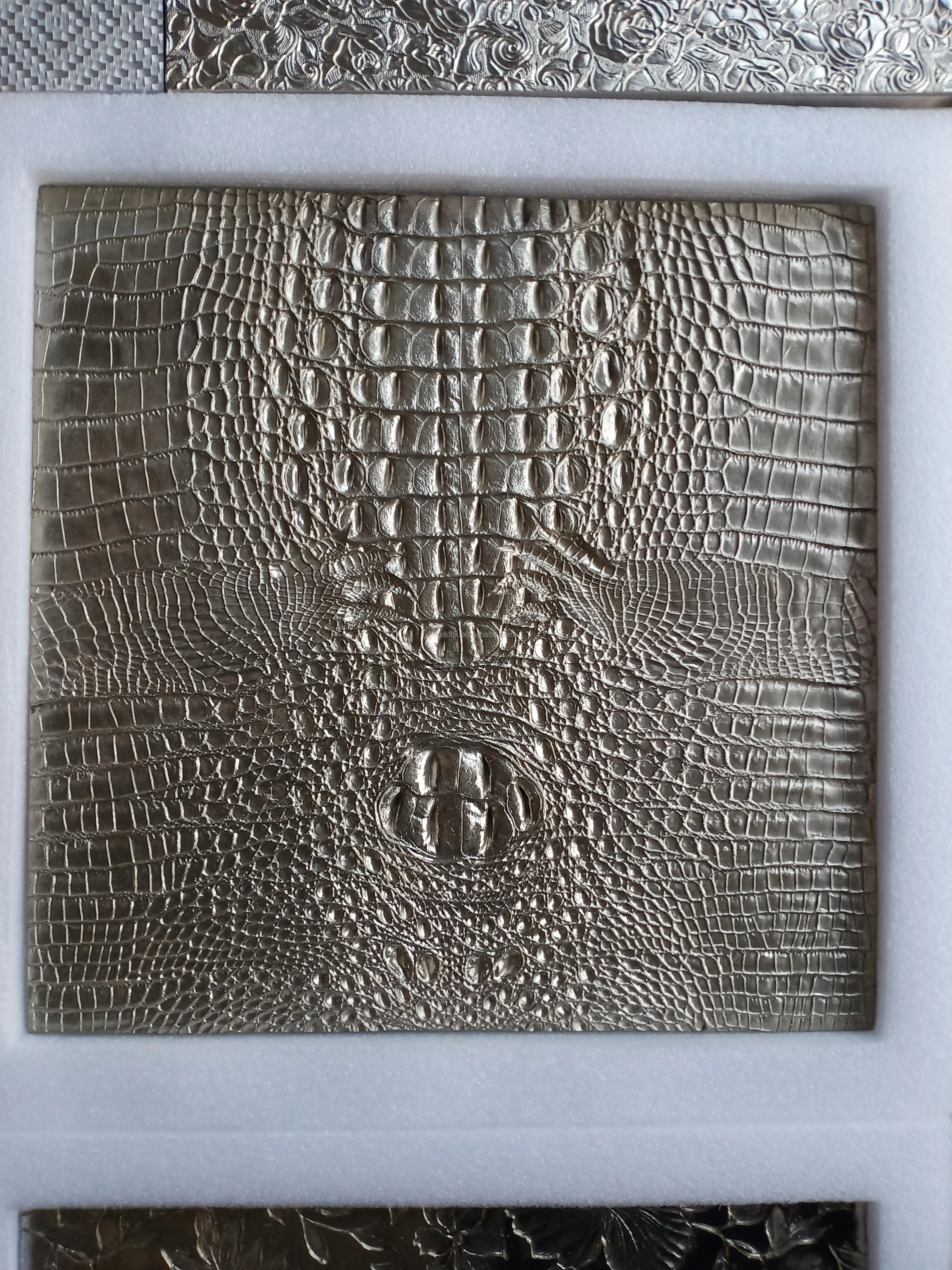 crocodile patterns leather embossing plate leather embossing plate leather embossed press plate