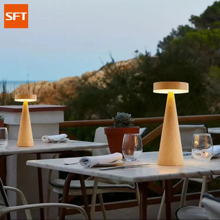 SFT Multi-functional Reverse Charge Table Lamp Burlywood Solar Rechargeable Desk lamp