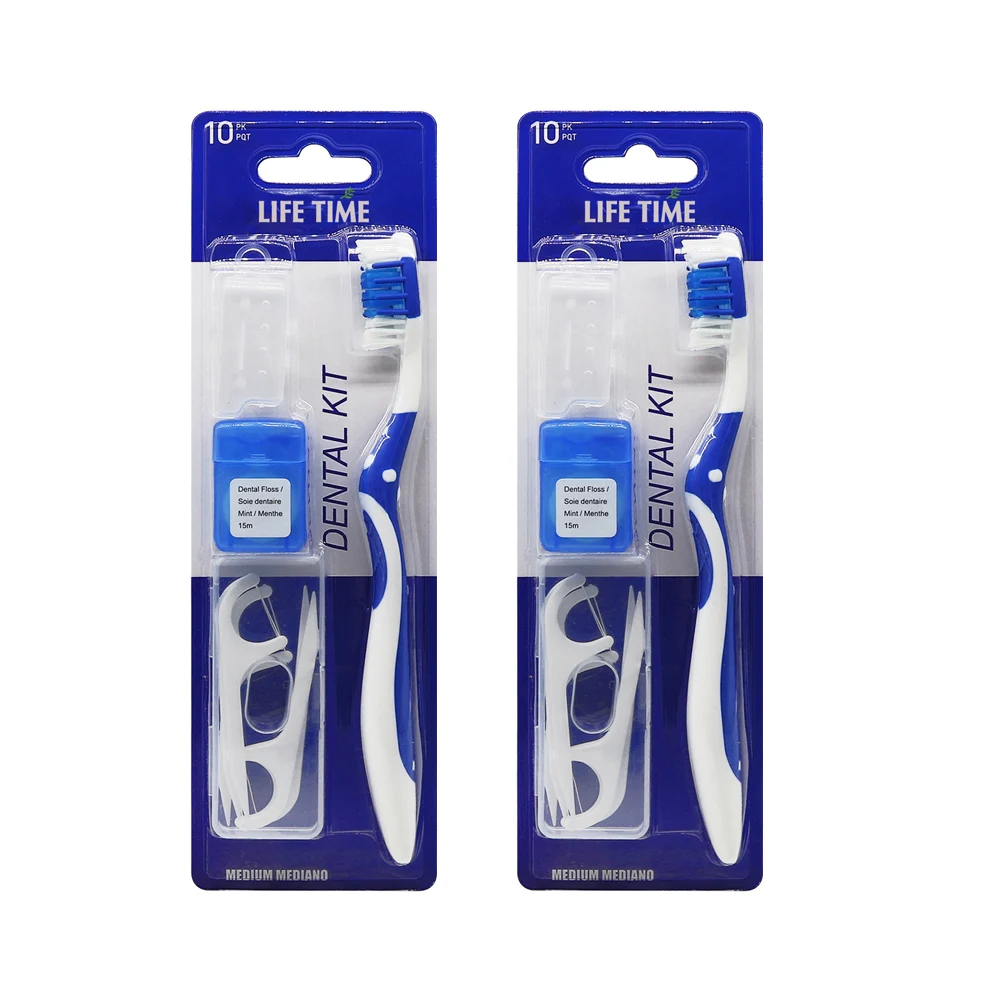 Oral care travel kit hygiene  Dental Kit dental equipment orthodontic travel kit toothbrush and floss pick