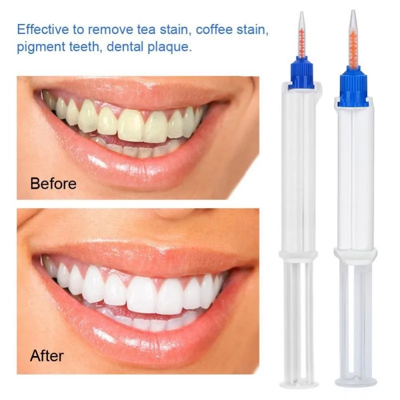 Professional Dental Grade 35% Hydrogen Peroxide Gel Teeth Whitening Pen 25% Hydrogen Peroxide Dual Barrel Teeth Whitening Gel