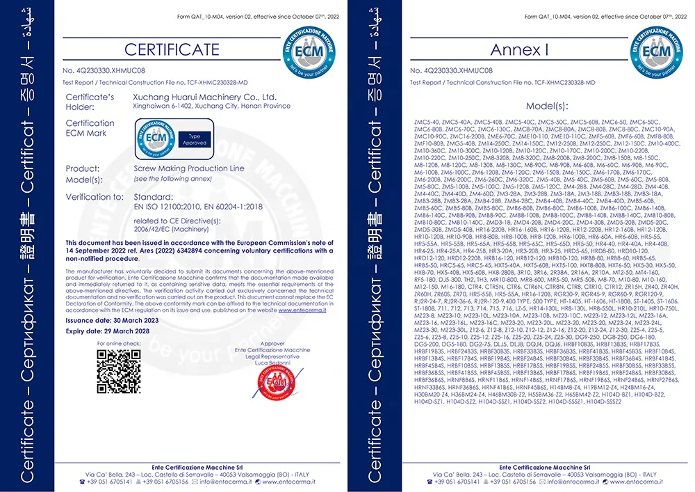 Automatic Hot Forging Machines for Bolts and Nuts Washer Making M10 Hex Bolt and Nut Production Machine