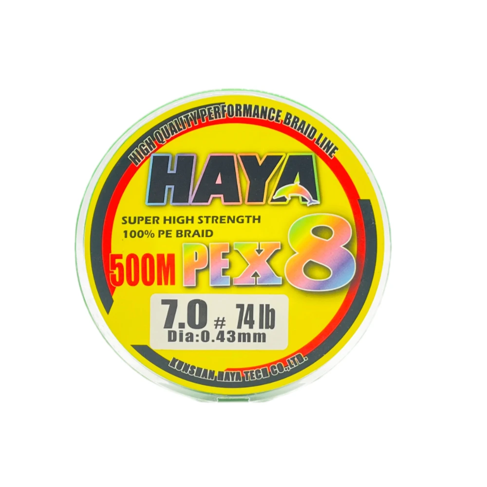 HAYA X8 лучшая рыболовная леска невероятная 300 м 500 1000 плетеная высокопроизводительная 7-300lb