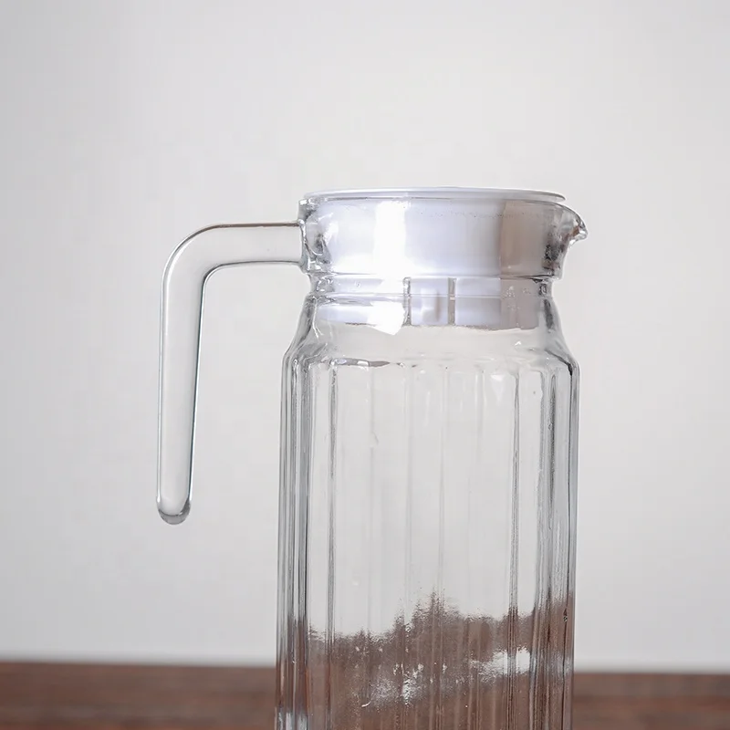 Wholesale 0.5L Glass Beer Jugs Water Pitcher with Lid
