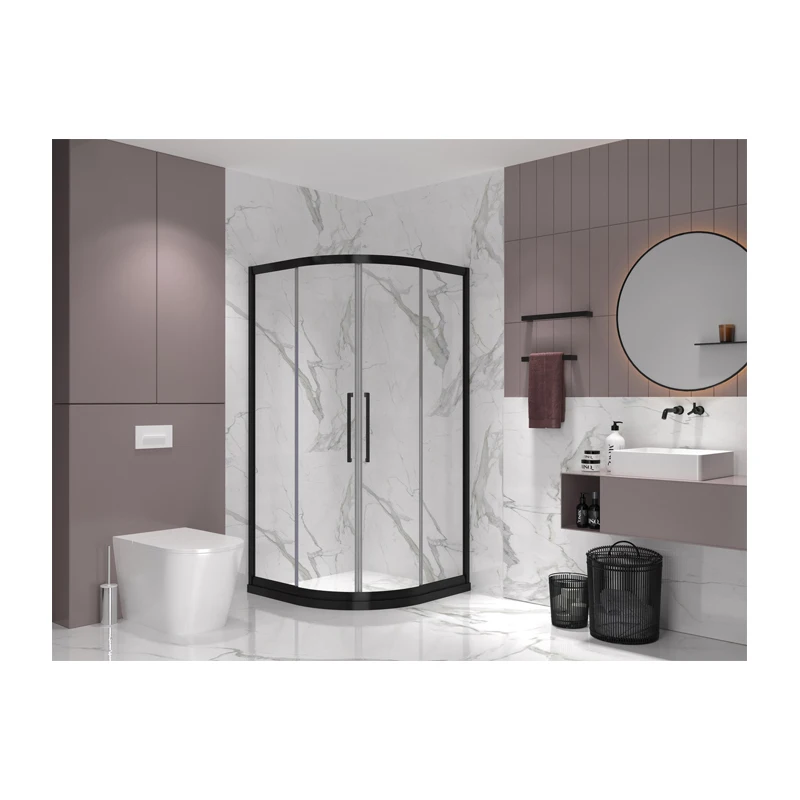 Распродажа, Раздвижные душевые кабины для ванной комнаты с закаленным прозрачным стеклом