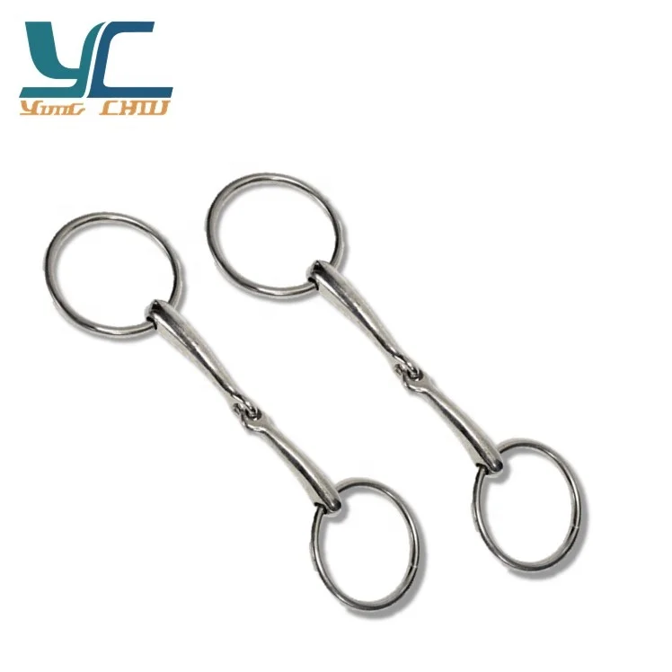 stainless steel horse equine ring snaffle bits