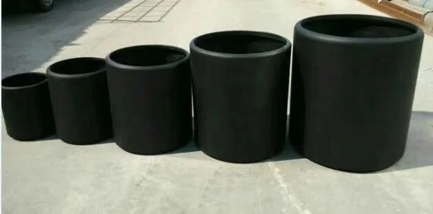 Big Cement Concrete Planter Flower Pot Fiberglass  Molds for Outdoor Garden House Building Decoration