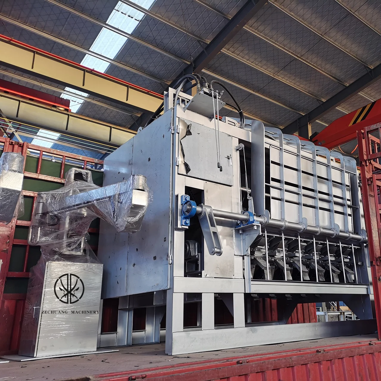 Mutton Pork Beef Abattoir Machine Slaughtering Equipment Carcass And Meat Loading Machine Arm Cattle Unloading Machine Hand