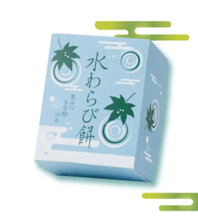 Fresh cool sweet smooth  delicate texture liquid mizu warabimochi