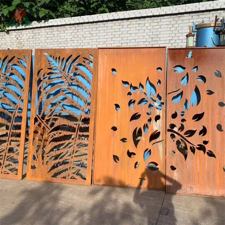garden metal screens outdoor decorative corten steel decorative screens decorative screen panel outdoor garden