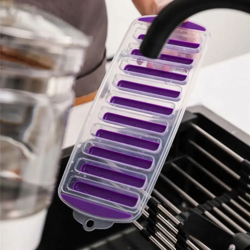 wholesale hot sell Reusable ten-hole 200ml whiskey ice bar Cube tray ball mold 10-hole ice maker ice box