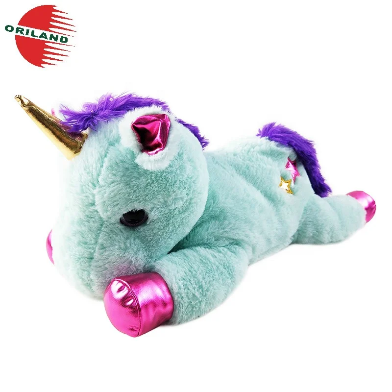 Custom giant glitter plush unicorn stuffed animals soft toy