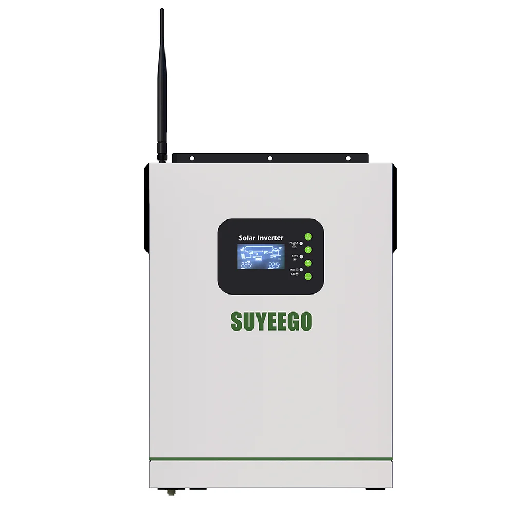 SUYEEGO 24v 48v 3.2kw 5.5kw solar inverter hybrid inversor solar grid inverter with built-in mppt solar panel controller & Wifi
