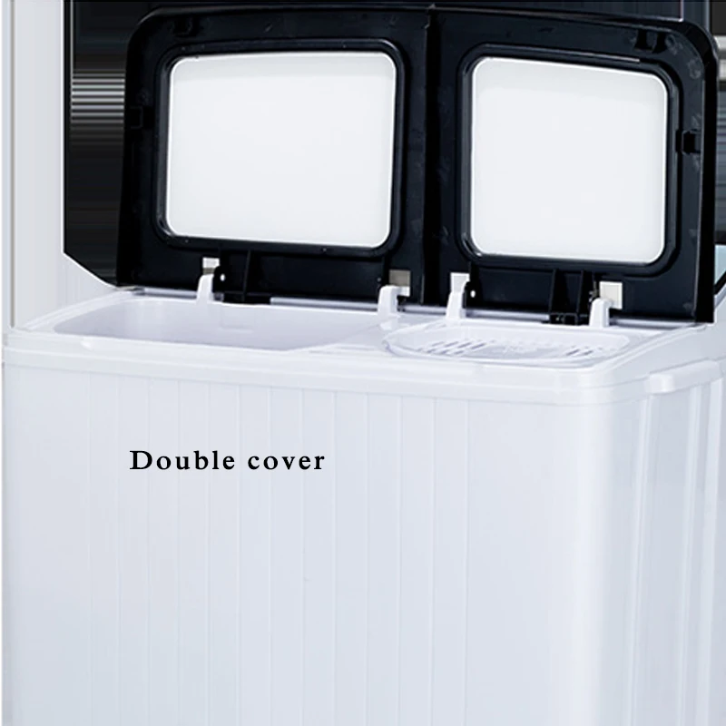 80W Solar Washing Machine Large Capacity Semi-Automatic Household Washing Machine