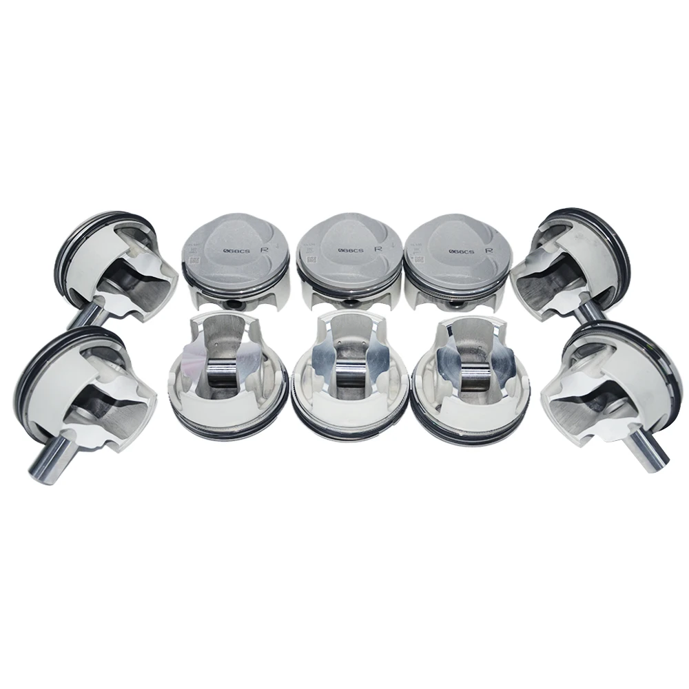 Factory price auto parts cylinder forged piston for RS5 Lamborghini R8 RS4 5.2 079107065CS 07L107065AC