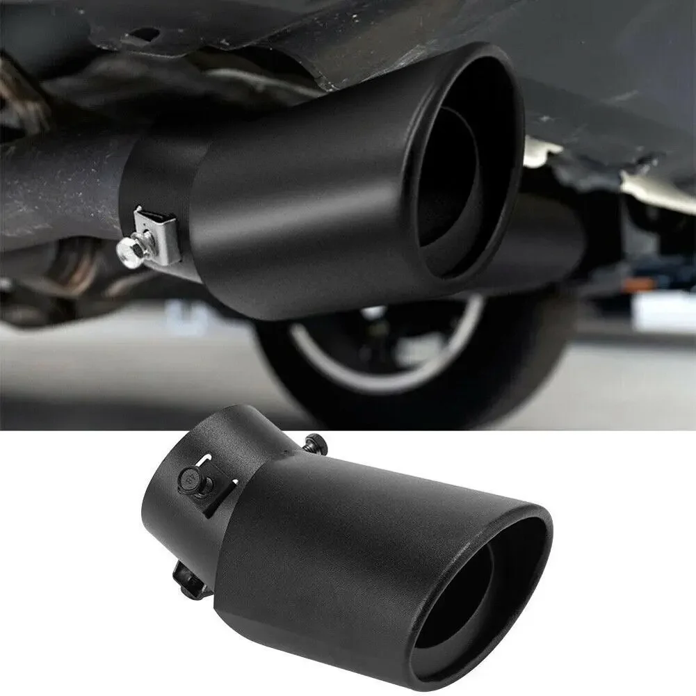 Auto muffler Racing general purpose matte tailpipe exhaust muffler tailpipe 2.48 inches